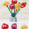 Fruit Pen Toppers Crochet