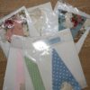 Mixed packets 10 Flag bunting kit