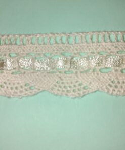 Lace Cotton with satin Ribbon