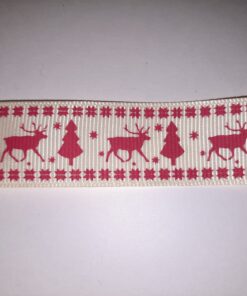 Merry Christmas 22mm Grosgrain