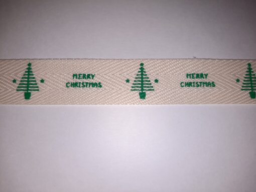 Merry Christmas tree Grosgrain