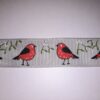 Christmas Robin 19mm Grosgrain