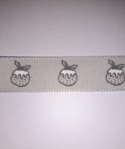 Xmas pudding 15mm Grosgrain