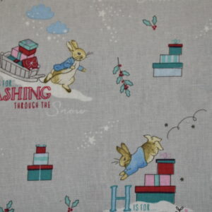 Peter Rabbit Christmas Fabric