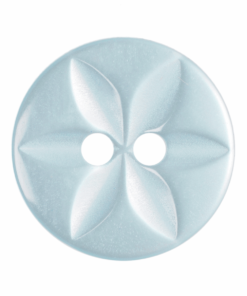 Polyester star blue Button