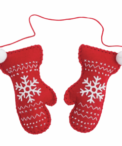 Christmas Pair of Mittens decoration