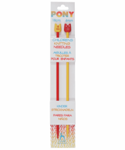 Plastic knitting needles