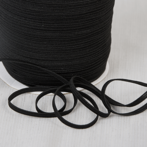 5mm Black Elastic